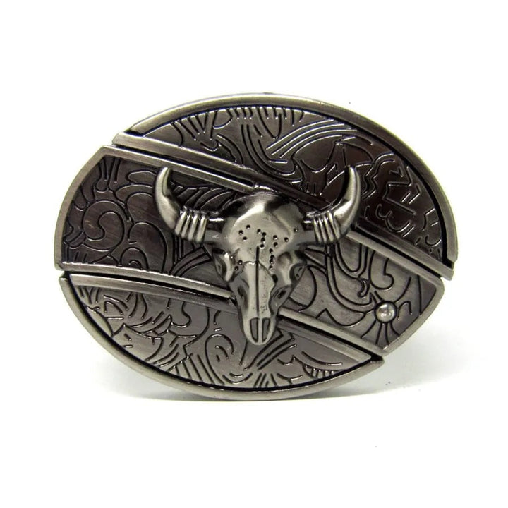 Men's Leather Punk Belt | Vintage Metal Buckle Designs