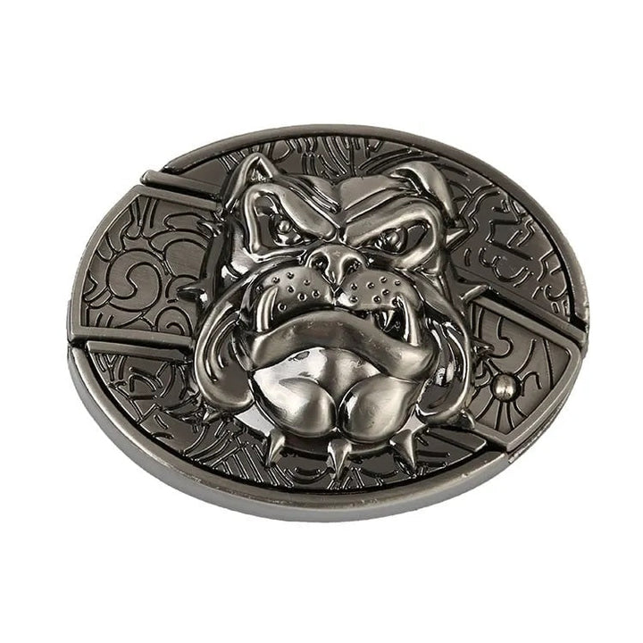 Men's Leather Punk Belt | Vintage Metal Buckle Designs