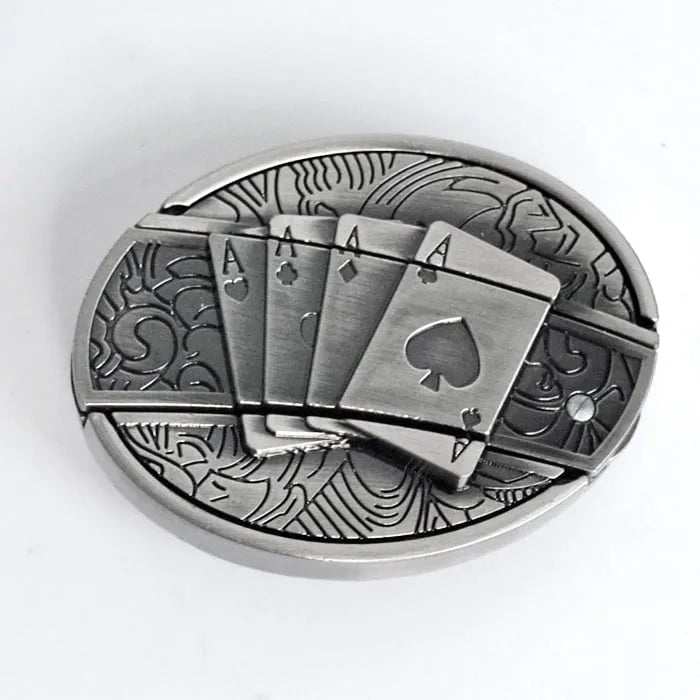 Men's Leather Punk Belt | Vintage Metal Buckle Designs