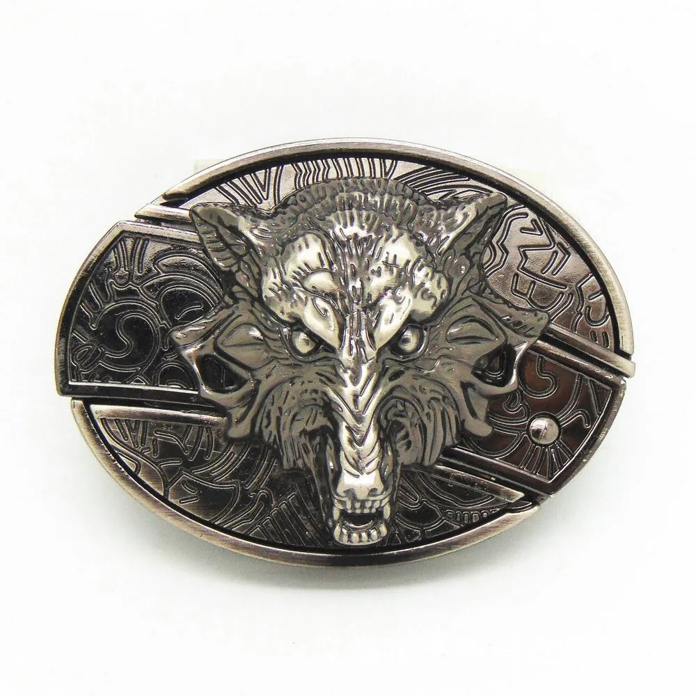 Men's Leather Punk Belt | Vintage Metal Buckle Designs