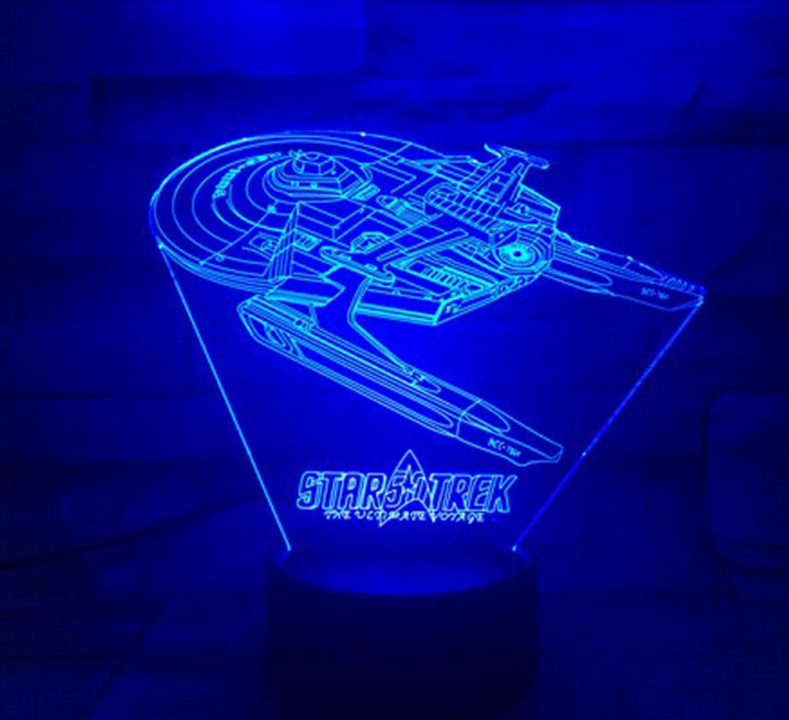 BowLift | Star Trek 3D optical illusion lamp