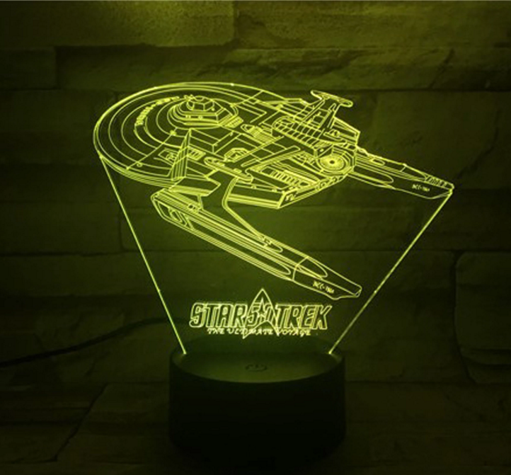 BowLift | Star Trek 3D optical illusion lamp