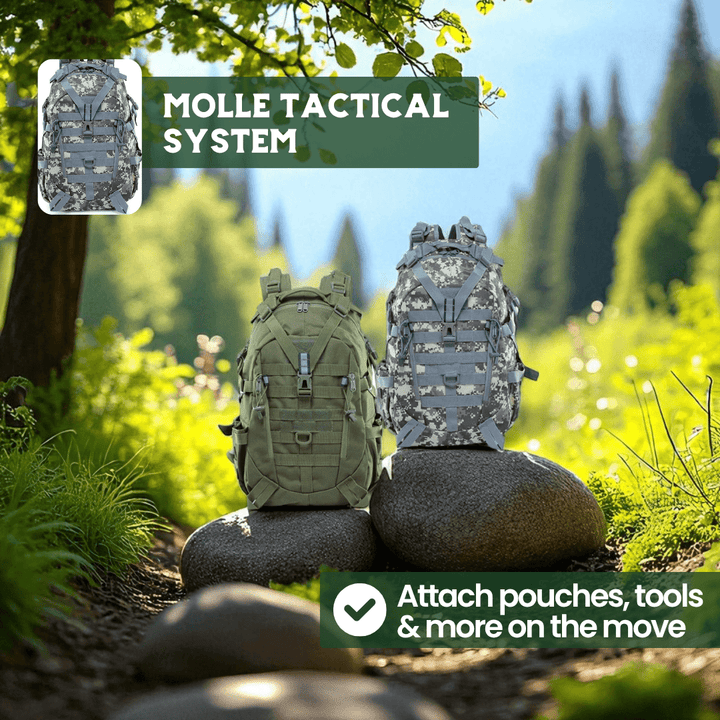 BowLift | 40L outdoor rucksack with waterproof military quality
