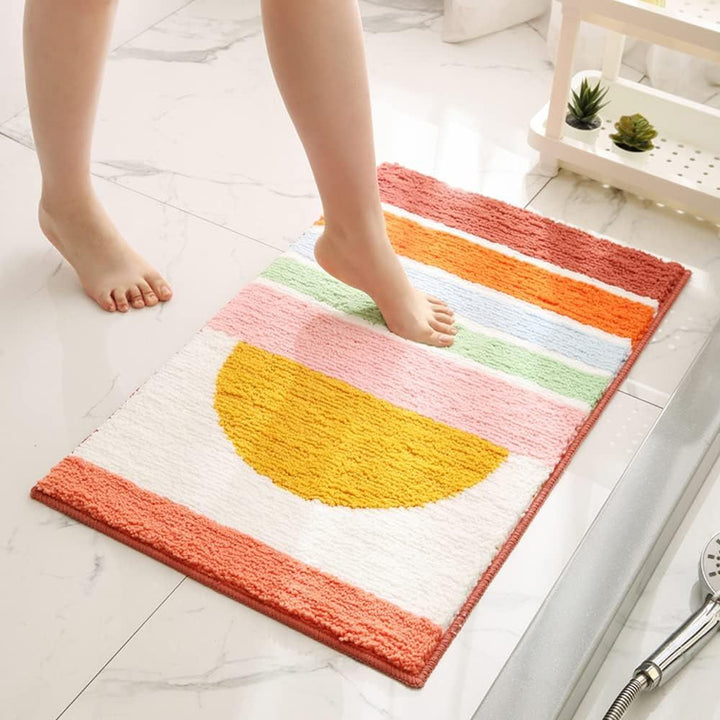 BowLift | Rainbow Sunset Soft Bath Mat