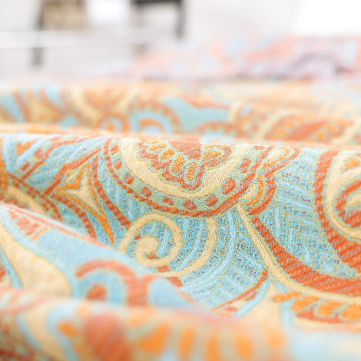BowLift | Reversible Paisley Bohemian Cotton Blanket