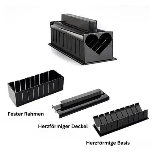 BowLift | Sushi Rolls and Cutting Set – Practical Sushi Kit with Templates and Accessories