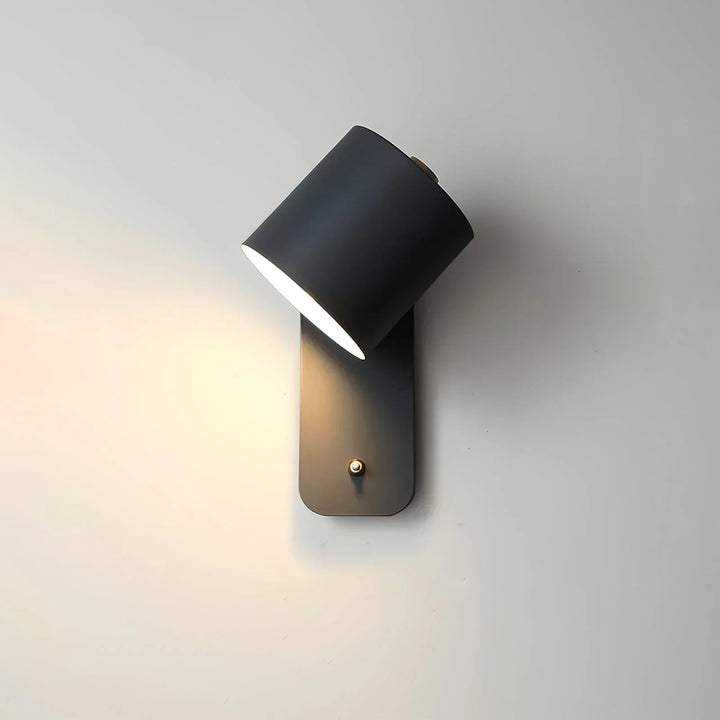 BowLift | Lunara | Cylindrical Wall Lamp with Plug-In Cord