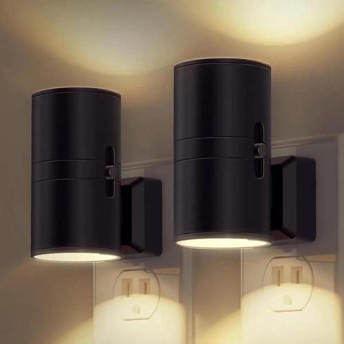 BowLift | Dimmable Plug-In Night Light with Motion Sensor - LED Light for Bedrooms, Hallways, and Stairs