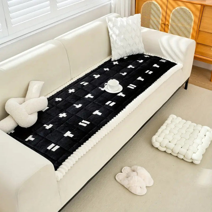 BowLift | Ruffled Cloud Edge Quilted Couch Cover