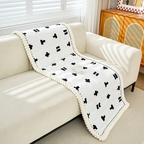 BowLift | Ruffled Cloud Edge Quilted Couch Cover