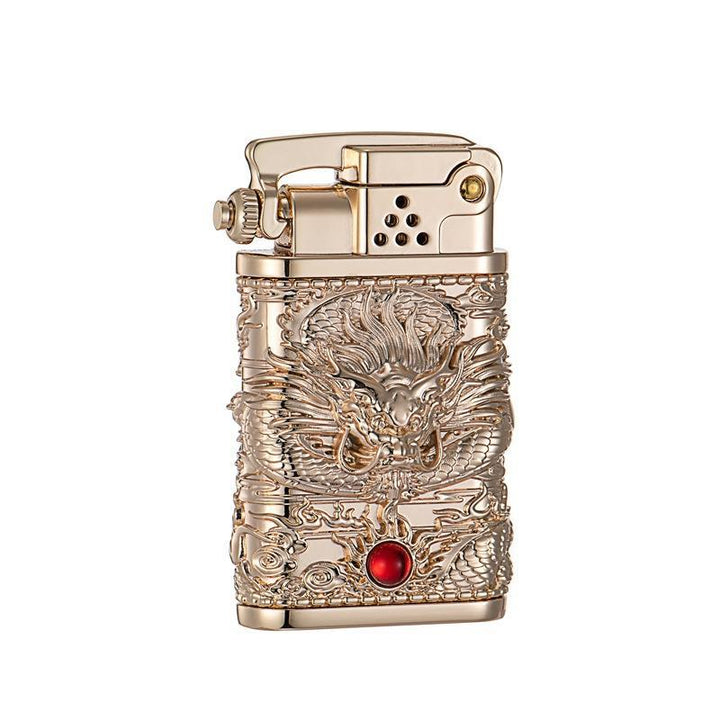 Dragon Wings Brass Kerosene Lighter | Bowlift