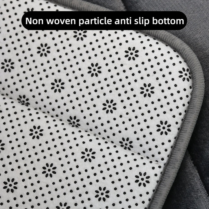 BowLift | Coral Velvet Non-Slip Bath Mat Quick