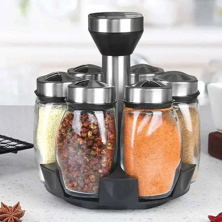 BowLift | Elegant glass spice set for a stylish kitchen