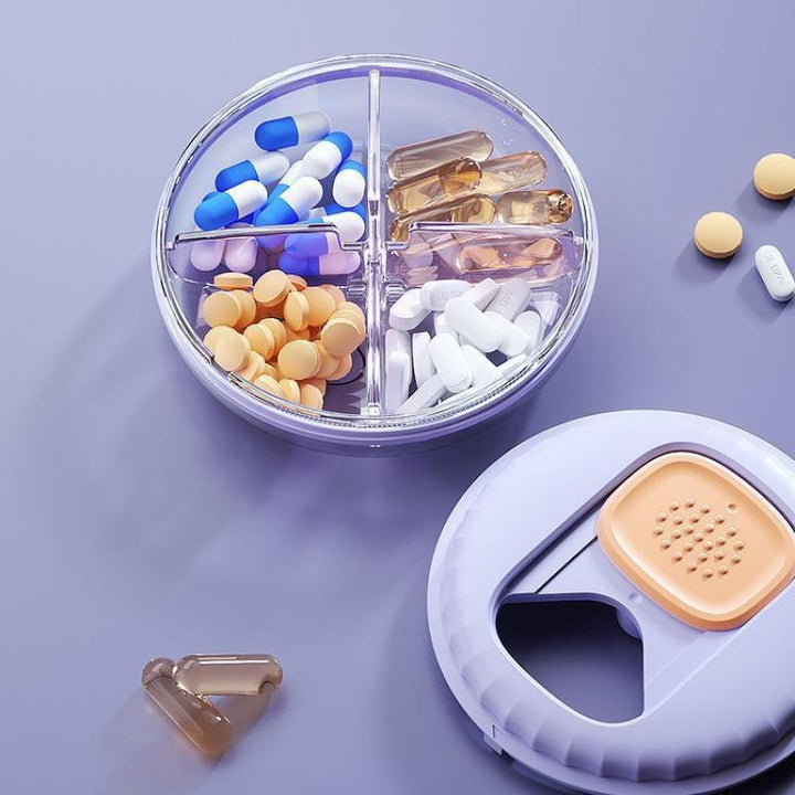 BowLift | Fully Sealed Mini Travel Pill Organizer