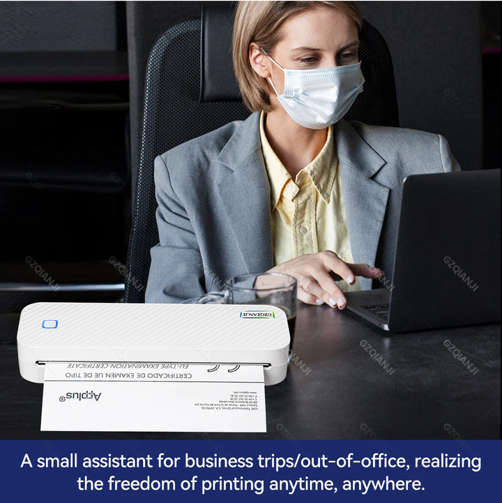 BowLift | Portable Inkless Bluetooth A4 Thermal Printer