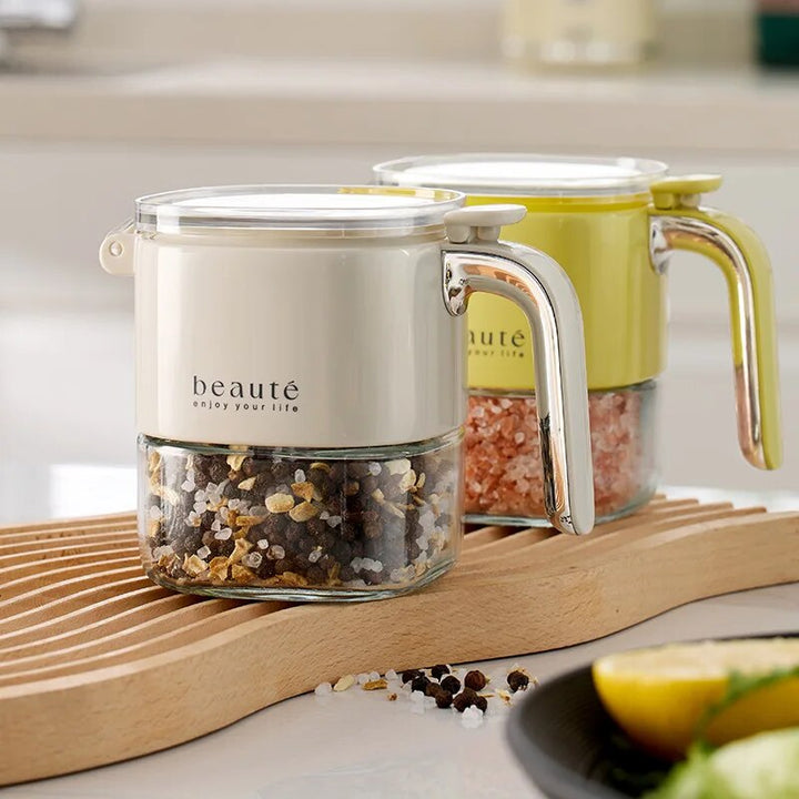BowLift | Square Glass Seasoning Dispenser Bottle