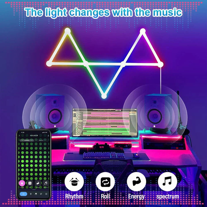 BowLift | Smart Mosaic DIY Ambient Intelligent App Control Wall Lamp