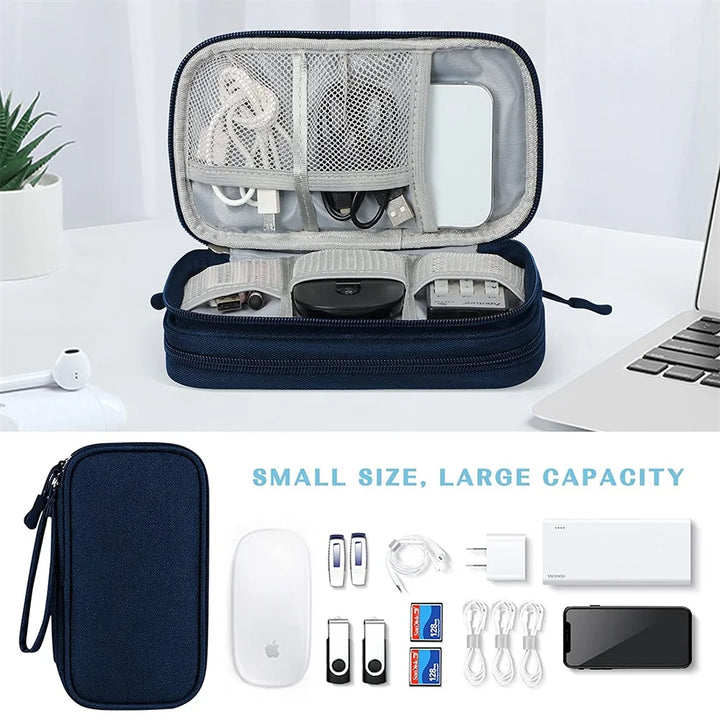 BowLift | TechPack | Electronic Organizer | Double Layer Design | Waterproof Oxford Fabric