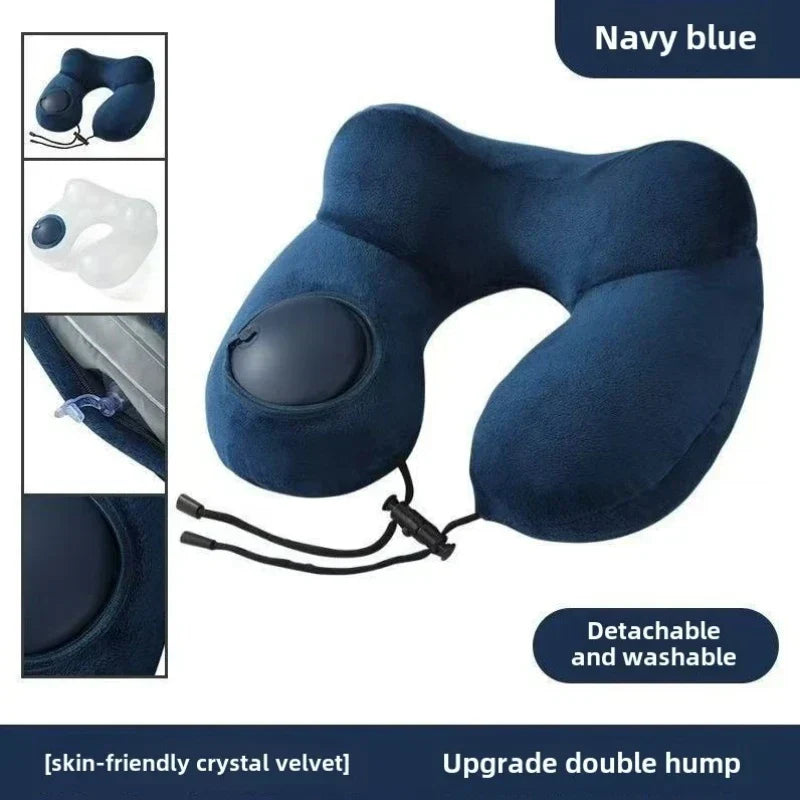 BowLift | Neckiva Neck Pillow | Ergonomic & Ultra-light | Micro-Velours | Portable with Bag