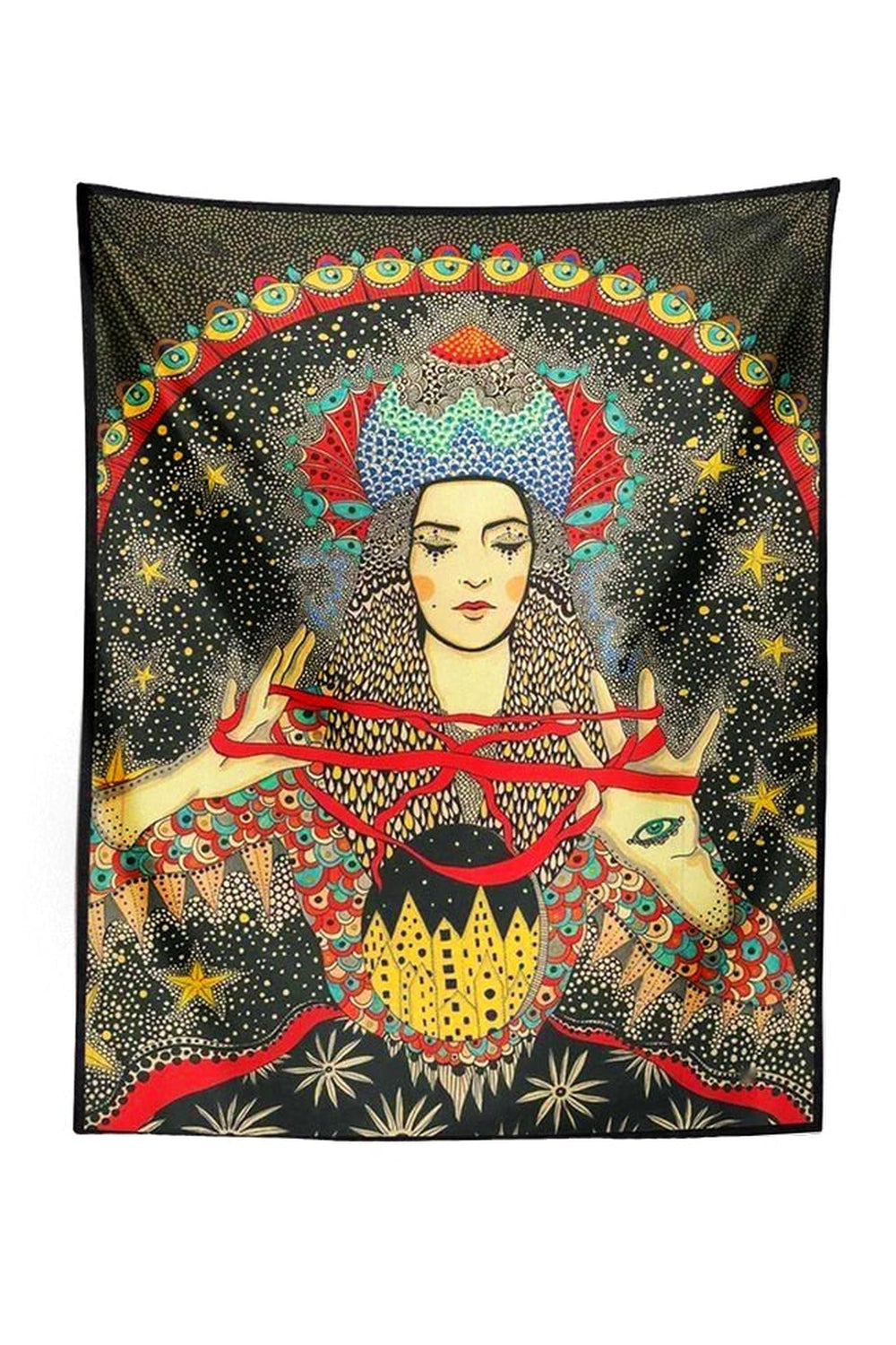 To The Girl Psychedelic Wall Tapestry | Bowlift