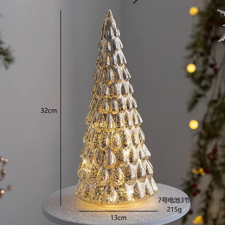 BowLift | Christmas Time LED Frosted Glass Tree Lamp