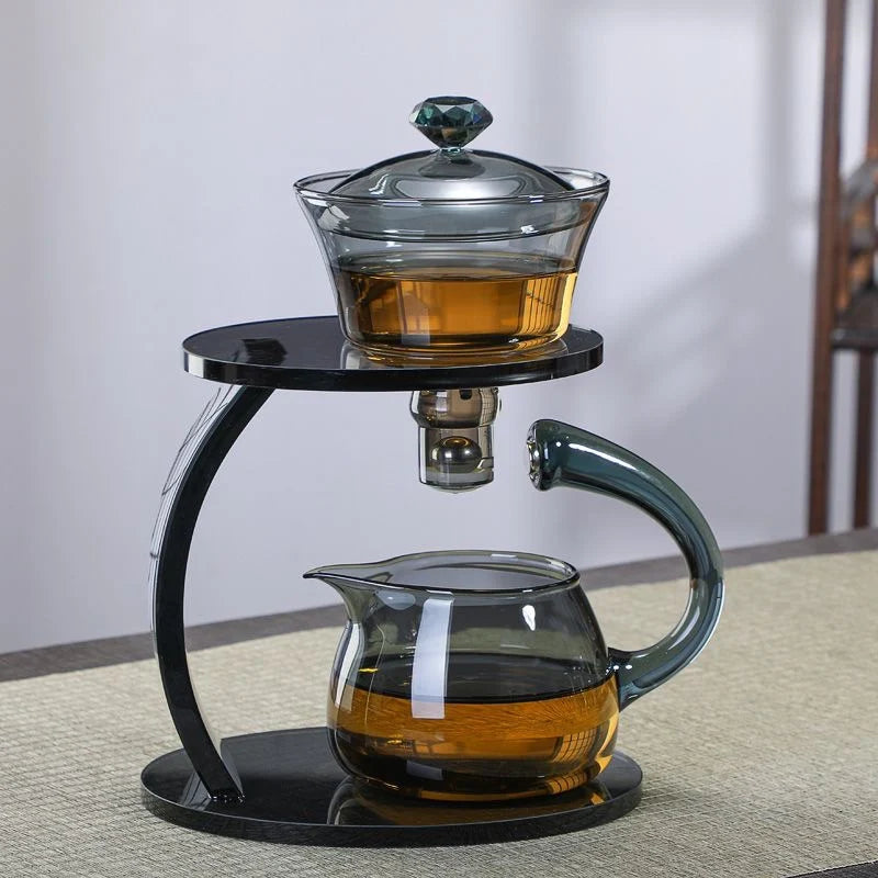 BowLift | Smooth Arch Glass Magnetic Teapot Set
