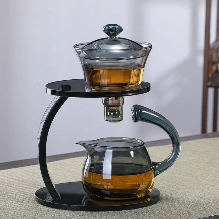 BowLift | Smooth Arch Glass Magnetic Teapot Set