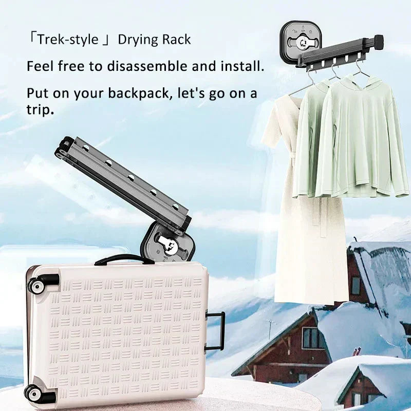 BowLift | WallDry Flex – Foldable Wall-Mounted Clothes Dryer for Space-Saving Laundry