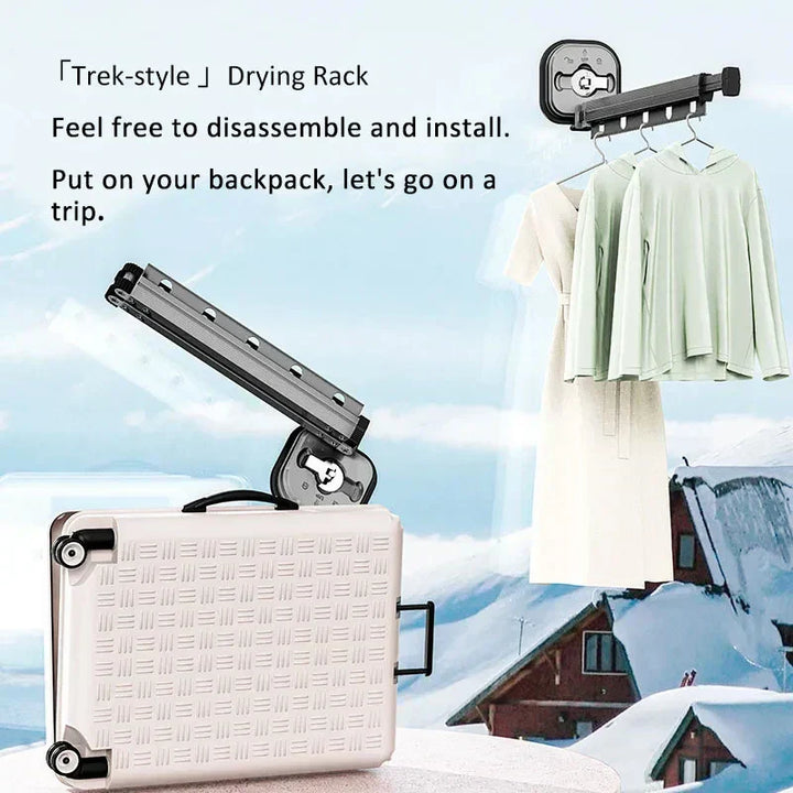 BowLift | WallDry Flex – Foldable Wall-Mounted Clothes Dryer for Space-Saving Laundry