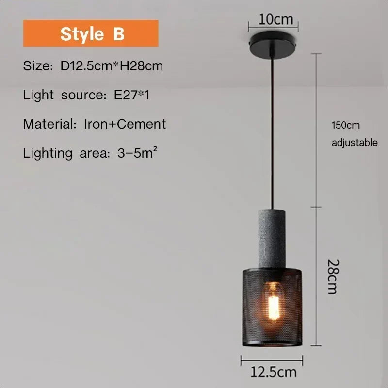 BowLift | Retro American Country Hanging Lamp