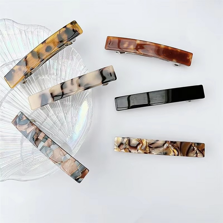 BowLift | Vintage-Inspired Leopard Print Acetate Hair Clips