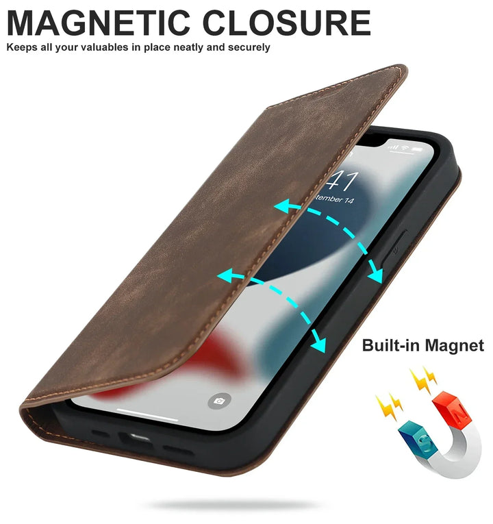BowLift | Wallet Case MagSafe Wireless Charging - iPhone
