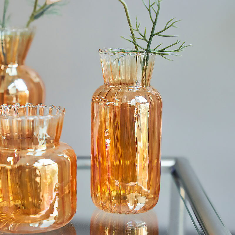 Gold Coat Glass Vase | Bowlift
