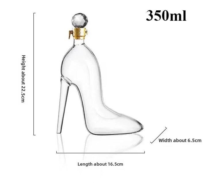 BowLift | High Heel Fancy Glass Wine Decanter