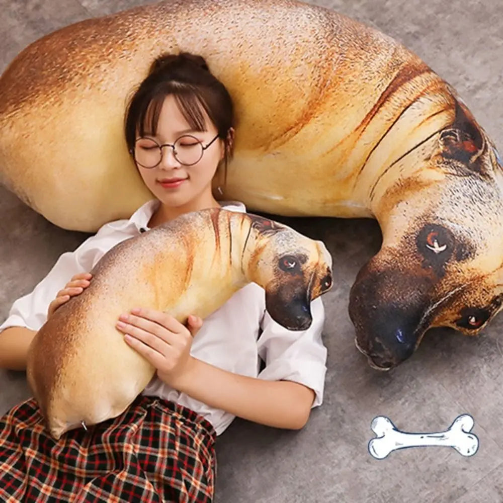 BowLift | Realistic Dog Soft Dog Plush Pillows