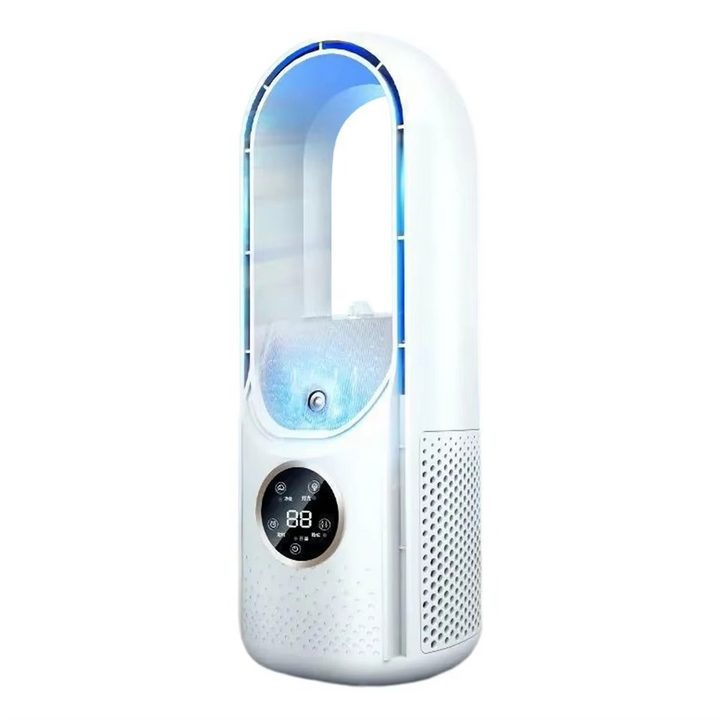 BowLift | Portable USB Electric Bladeless Cooling Fan, Mini Desktop Air Conditioner