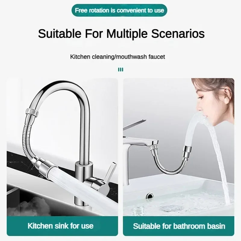 BowLift | Universal Flexible Adjustable Kitchen Faucet Extender Nozzle