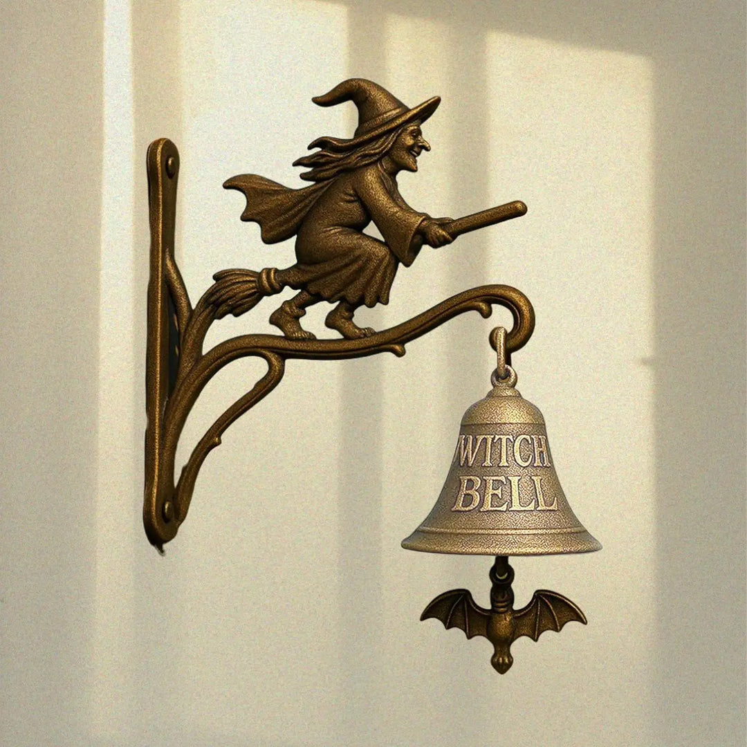 BowLift | Witch Bell with Skull for Home and Garden
