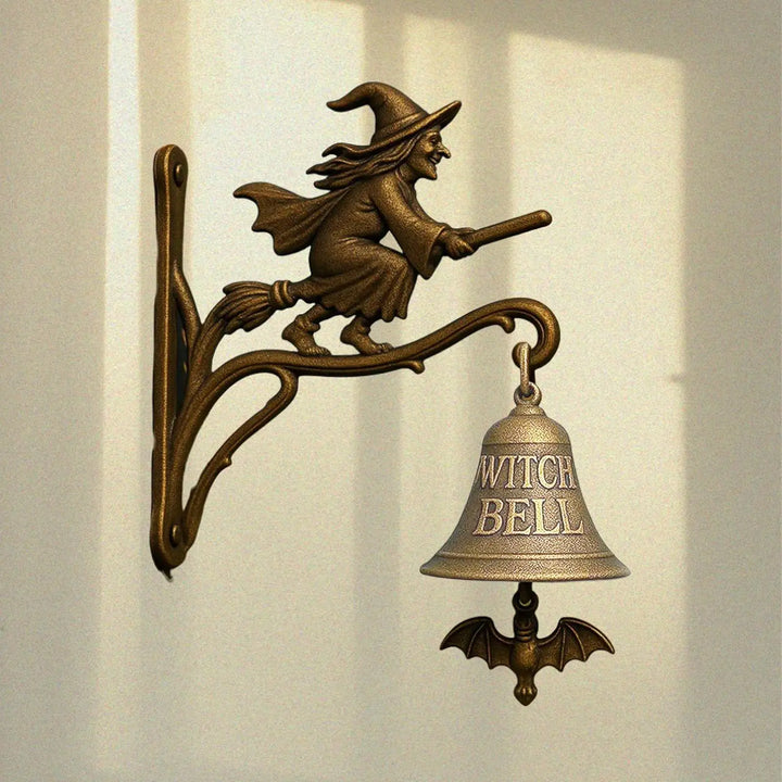 BowLift | Witch Bell with Skull for Home and Garden
