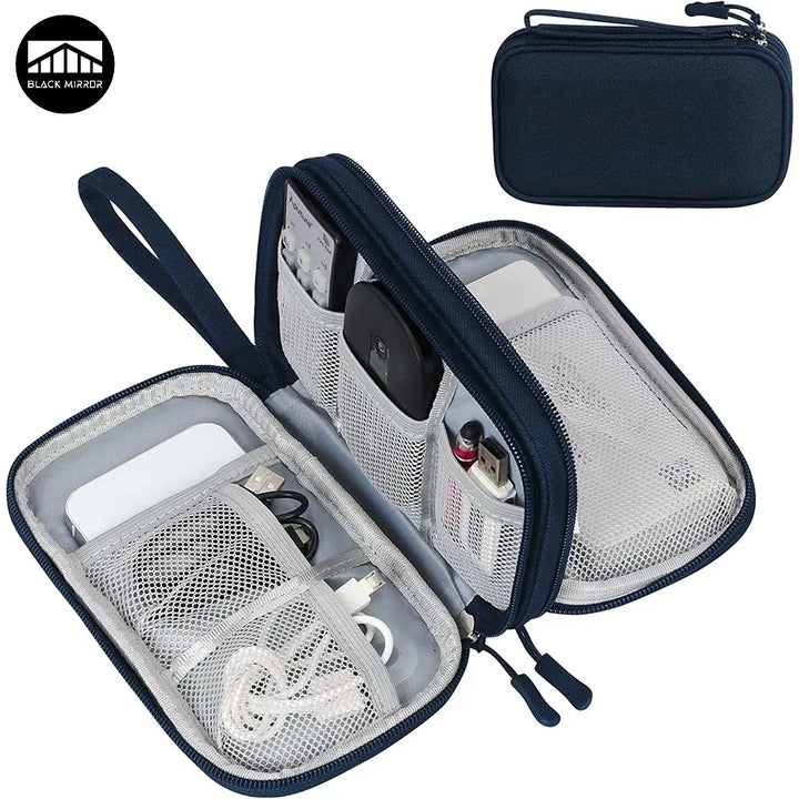BowLift | TechPack | Electronic Organizer | Double Layer Design | Waterproof Oxford Fabric