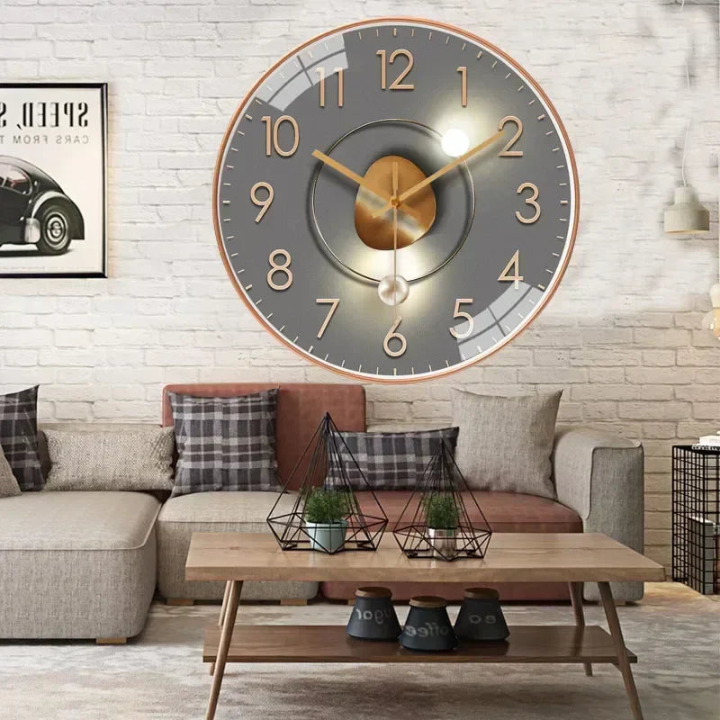 BowLift | SilentTime – Digital Wall Clock in Classic Style
