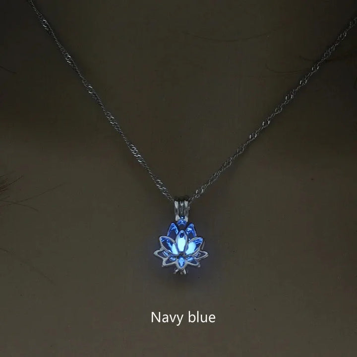 BowLift | Mystic Moon Glow Lotus Necklace