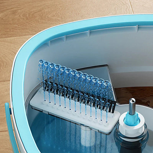 BowLift | Cleanvora FlexSpin | Spinner Mop System | Hands-Free & Hygienic | 2.5L Bucket