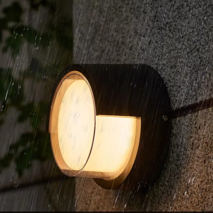 BowLift | Modern Outdoor LED Wall Light with Motion Sensor – Waterproof IP65 Security Lighting
