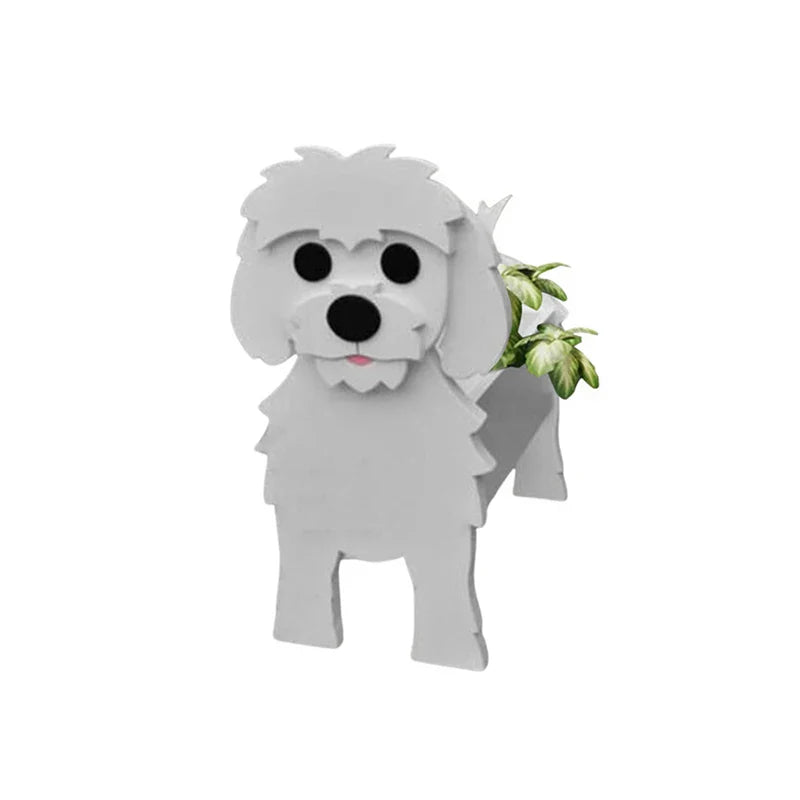 BowLift | Flower pot - Pawsome - Dog plant container - Various breeds