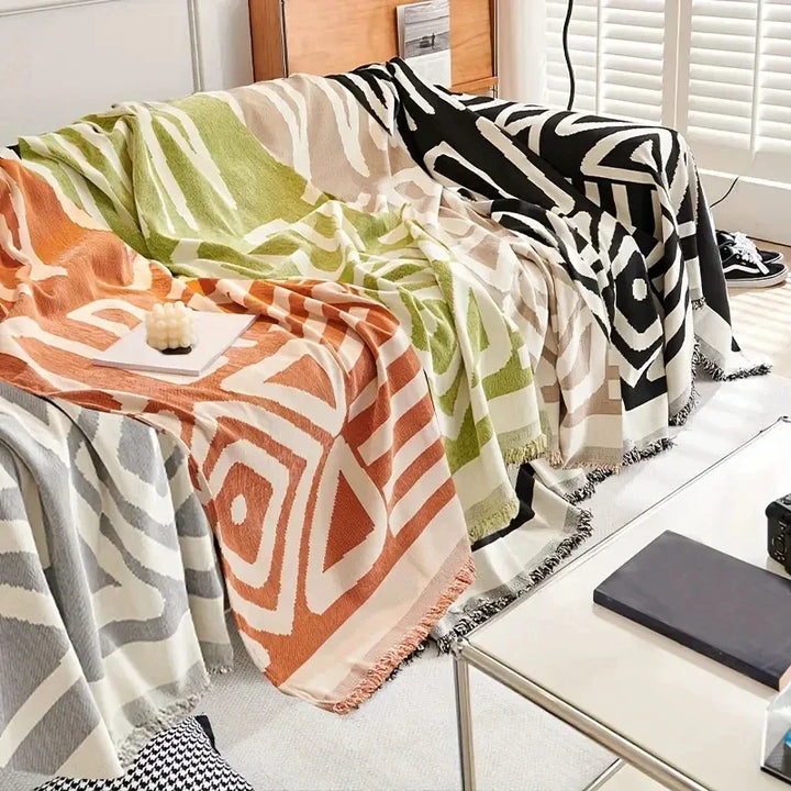 BowLift | Sofa Towel With Tassels