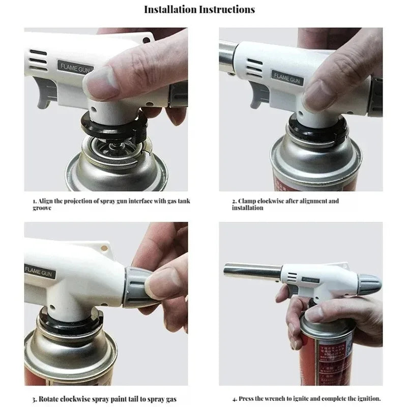 BowLift | FlareMax JetFlame | High-Temperature Gas Burner | 1350 °C Flame | For Kitchen & Outdoor