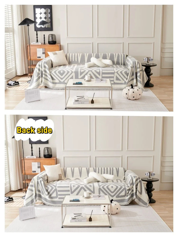 BowLift | Sofa Towel With Tassels