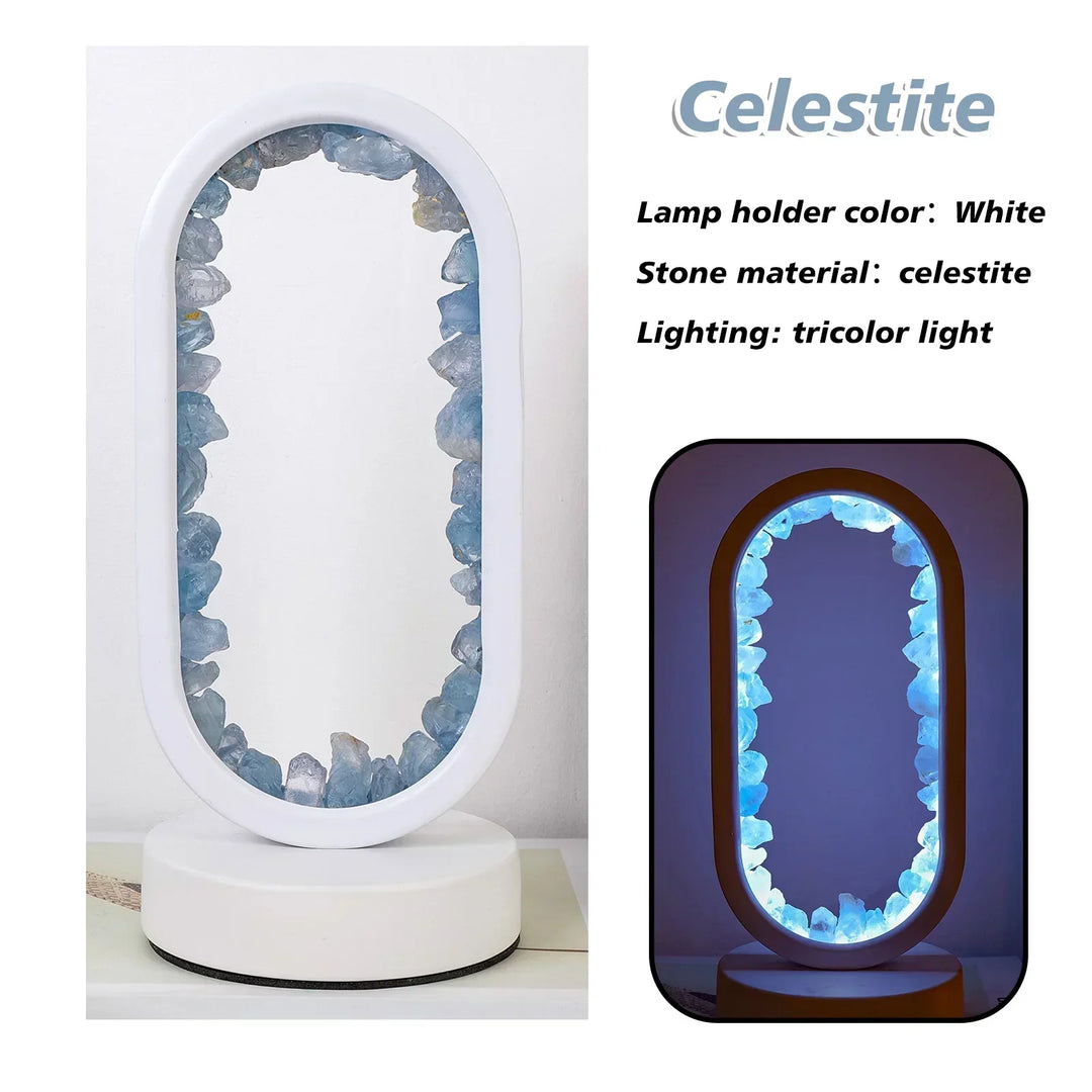 BowLift | AuraStone | Natural Calming Amethyst Serenity Lamp