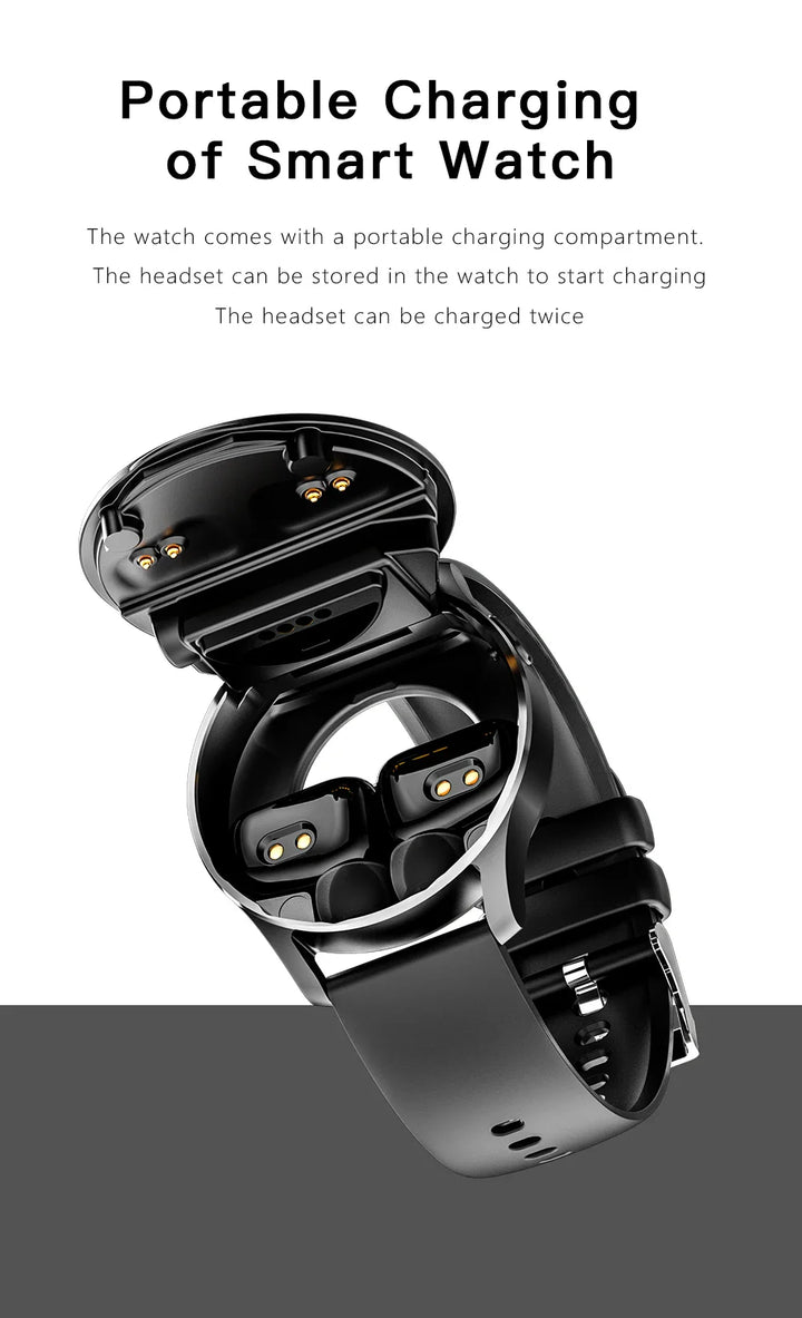 BowLift | Two In One  Smart Watch With Bluetooth Earbuds